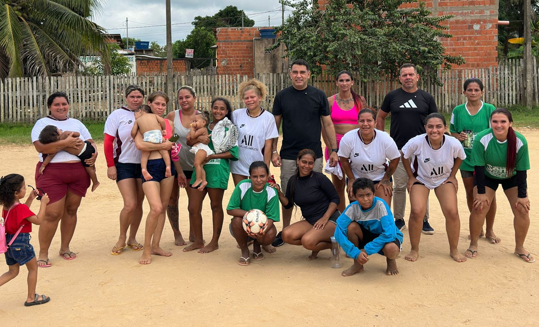 Vereador Samir Bestene acompanha futebol feminino e reforça apoio ao esporte no Jardim Panorama