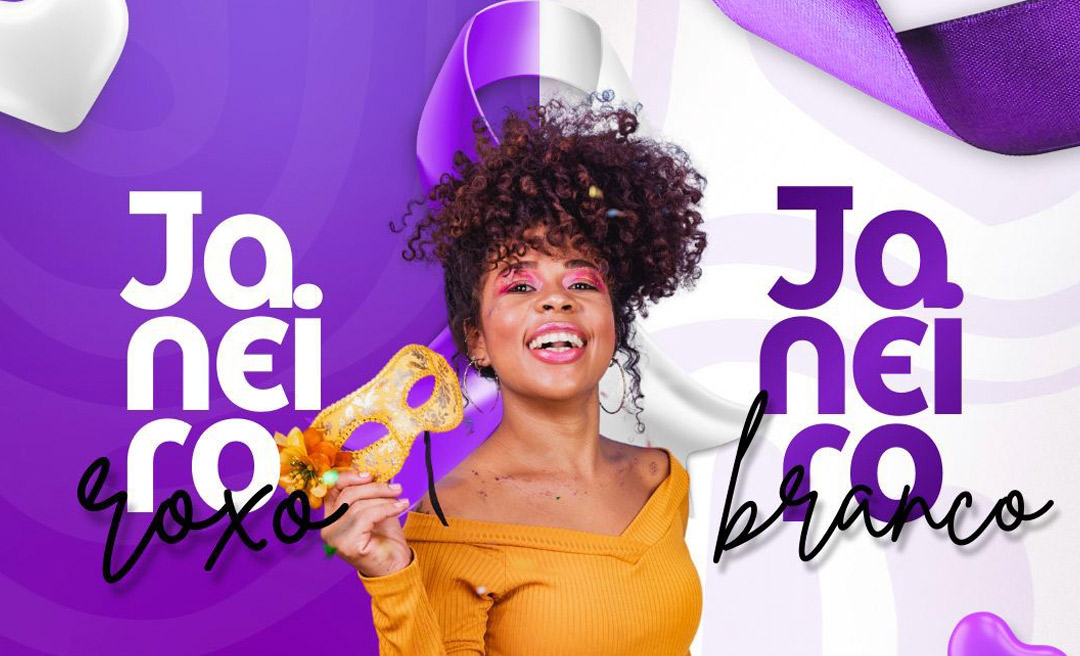 Prefeitura de Cruzeiro do Sul realizará ação de saúde pré-carnaval em alusão ao Janeiro Branco e Roxo