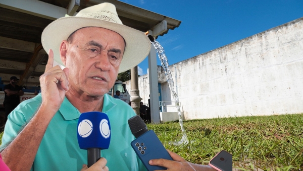 “Tenho fé em Deus que vamos resolver o problema da água sem privatizar”, diz Bocalom ao iniciar perfuração do 5º poço em Rio Branco