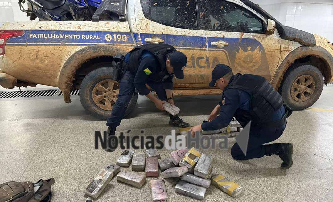 Polícia Militar, GEFRON e FICCO apreendem grande quantidade de drogas e prendem quatro pessoas durante operação na Transacreana