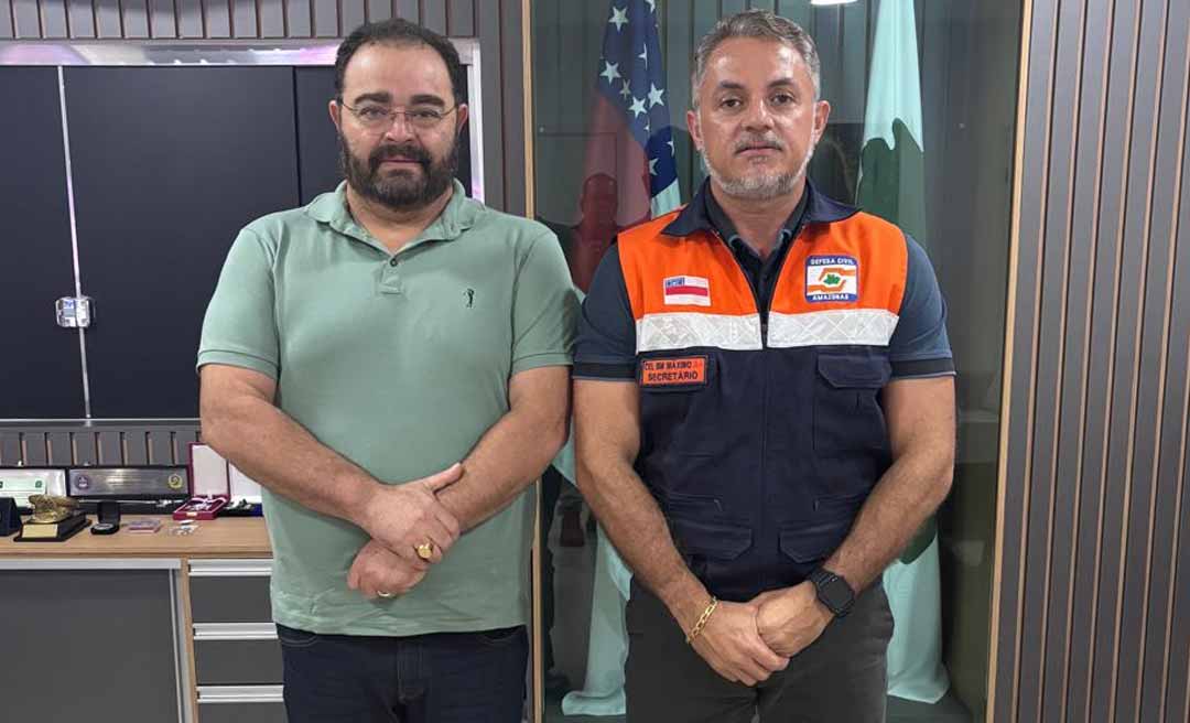 Prefeito de Boca do Acre busca apoio da Defesa Civil do Amazonas diante da cheia dos rios