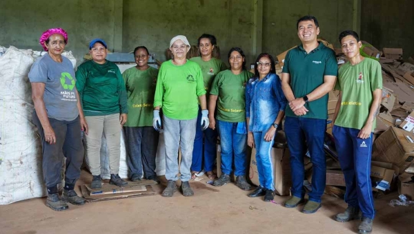 Unimed Rio Branco fortalece parceria com a Cooperativa de Catadores do Acre 