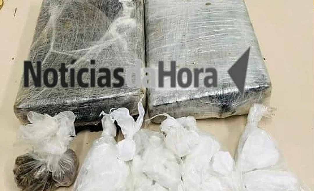 Bloqueio policial na BR-364 resulta na apreensão de mais de 2 kg de drogas em Sena Madureira