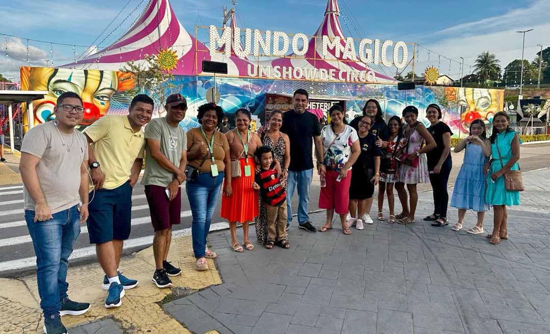 Ação do vereador Samir Bestene leva alunos da APAE Rio Branco ao Circo Mundo Mágico no Via Verde Shopping: “Compromisso com a inclusão"