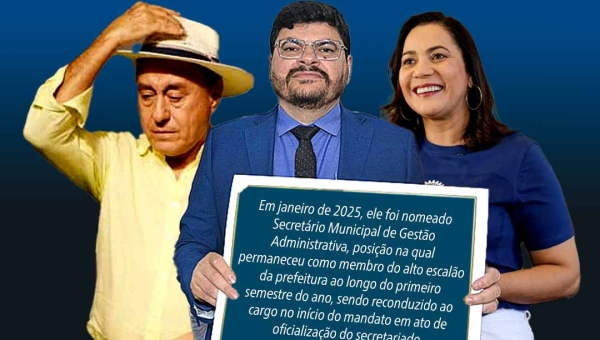 Ex-secretário de Bocalom, Jonathan Santiago, é nomeado para cargo no gabinete da vice-governadora Mailza Assis