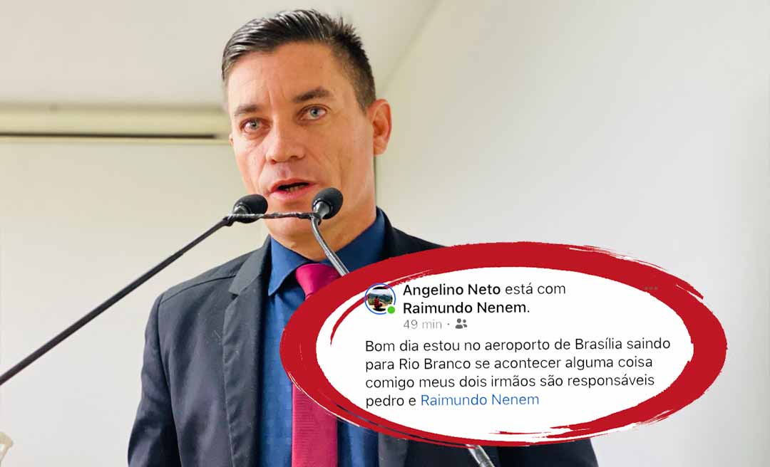 Vereador Raimundo Neném divulga nota e diz que irmão está em surto; família pede apoio e respeito: "Situação delicada"