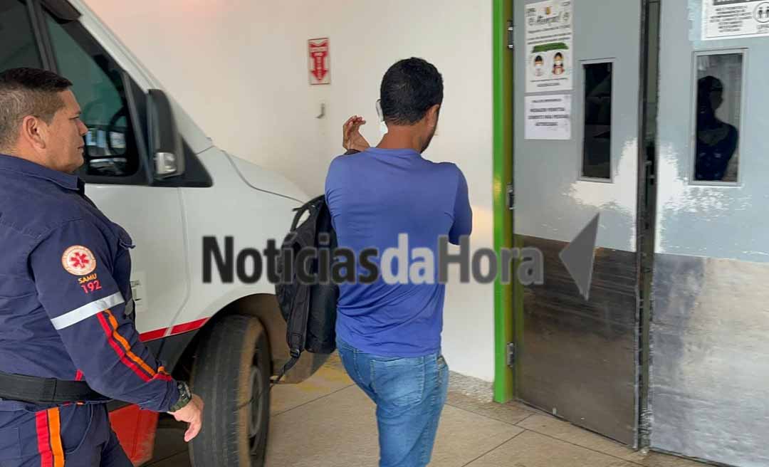 Homem é ferido com golpe no pescoço durante briga por ciúmes em Sena Madureira