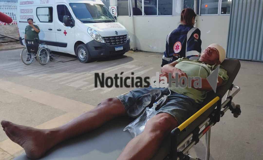 Homem é atacado com golpes de terçado no bairro Rui Lino, em Rio Branco
