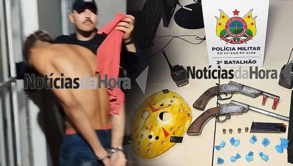 Polícia apreende armas e drogas após denúncia de sequestro no bairro Cidade do Povo