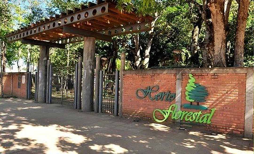 Animais só com coleira e fora das trilhas: novas regras passam a valer no Horto Florestal de Rio Branco