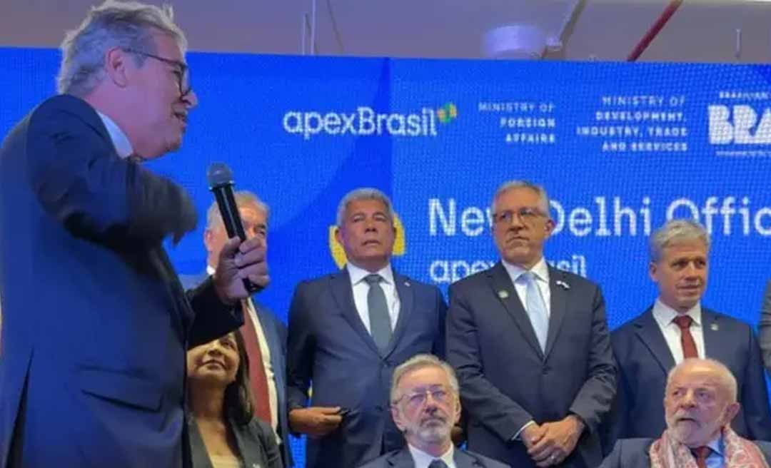 “A gente pode chegar a 100 bilhões de dólares”, projeta Jorge Viana em Fórum Índia-Brasil