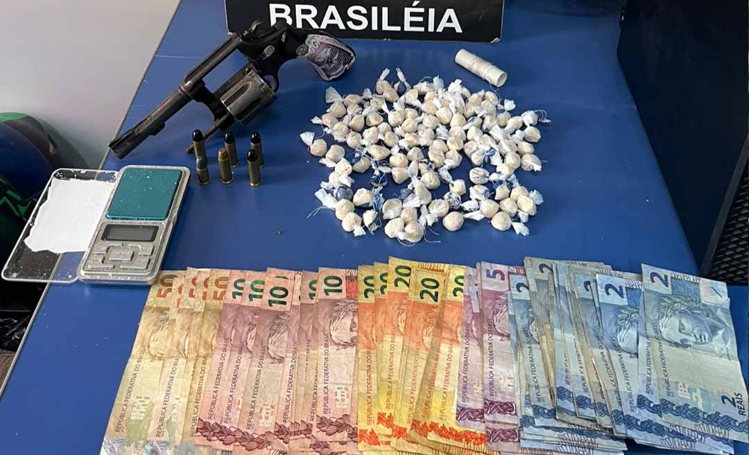 Suspeito de tortura é preso pela Polícia Civil em flagrante por tráfico e porte ilegal de arma em Brasiléia