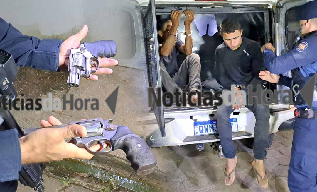 Polícia Militar prende dupla armada que planejava ataque entre facções em Rio Branco