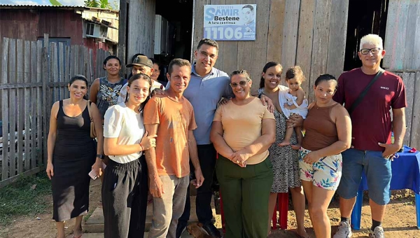 “Nosso compromisso é ouvir a população e transformar demandas em ações”, diz Samir Bestene durante visita ao loteamento Jaguar