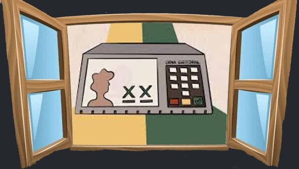 Janela aberta e muita gente com olho pidão olhando para fora