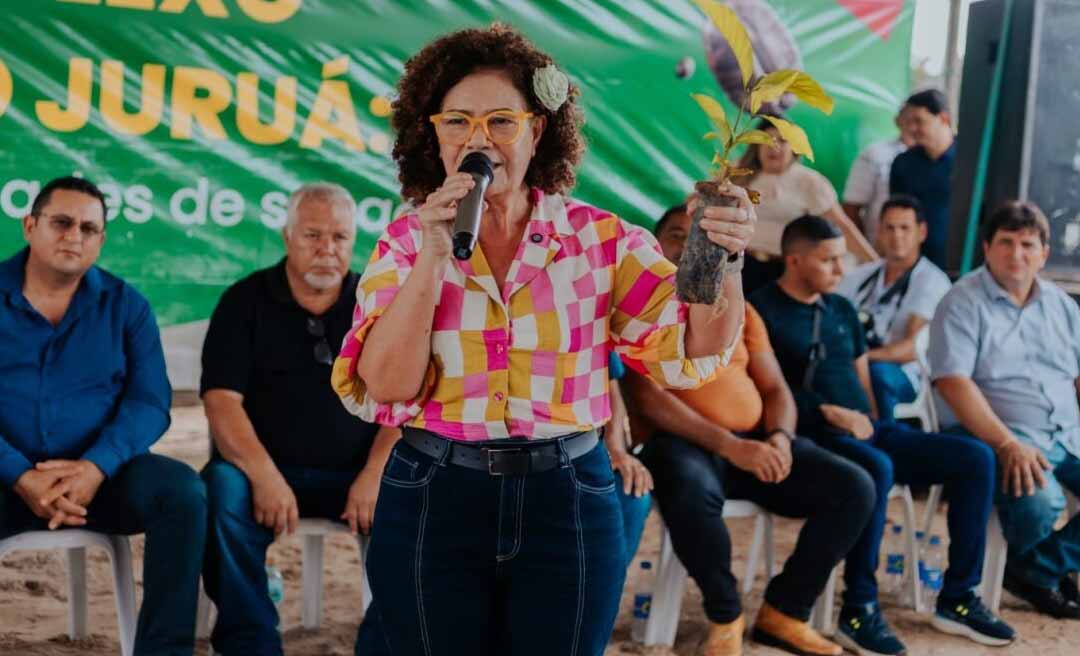 Perpétua Almeida garante distribuição de mudas de café para produtores de Cruzeiro do Sul