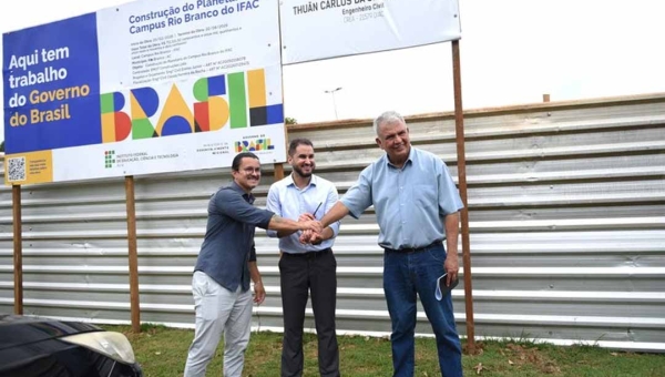Ifac assina ordem de serviço para construção do 1º planetário fixo do Acre