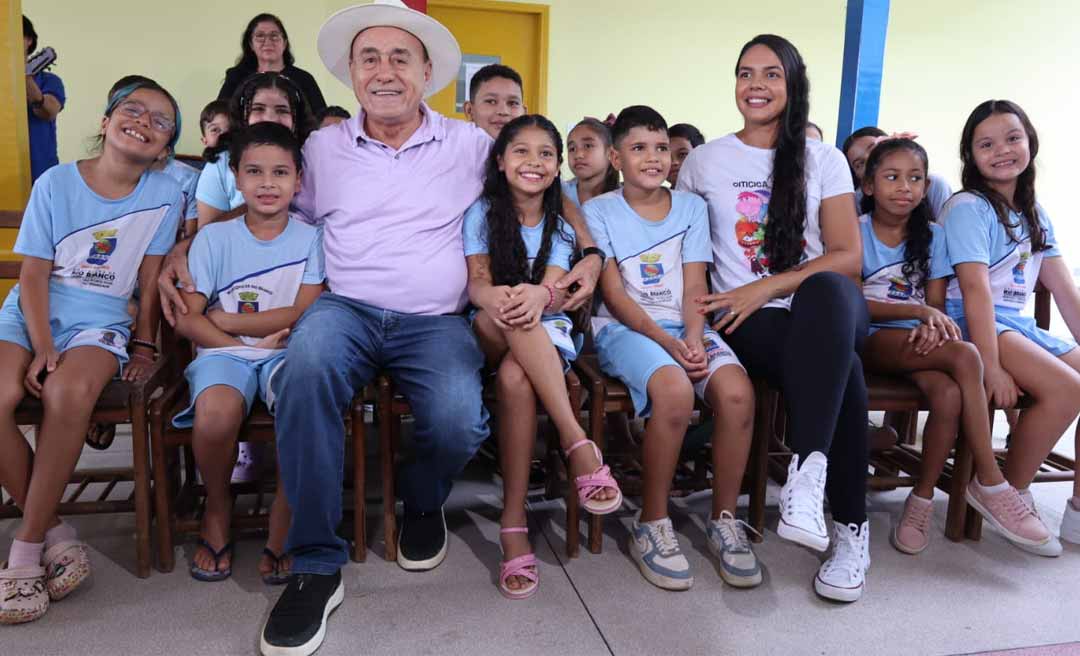 “Investimos mais de R$ 20 milhões com recursos próprios na educação”, diz prefeito ao abrir oficialmente o ano letivo em Rio Branco