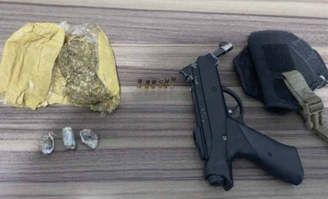 Polícia Civil prende suspeito de estupro de vulnerável, tráfico de drogas e posse ilegal de arma em Plácido de Castro