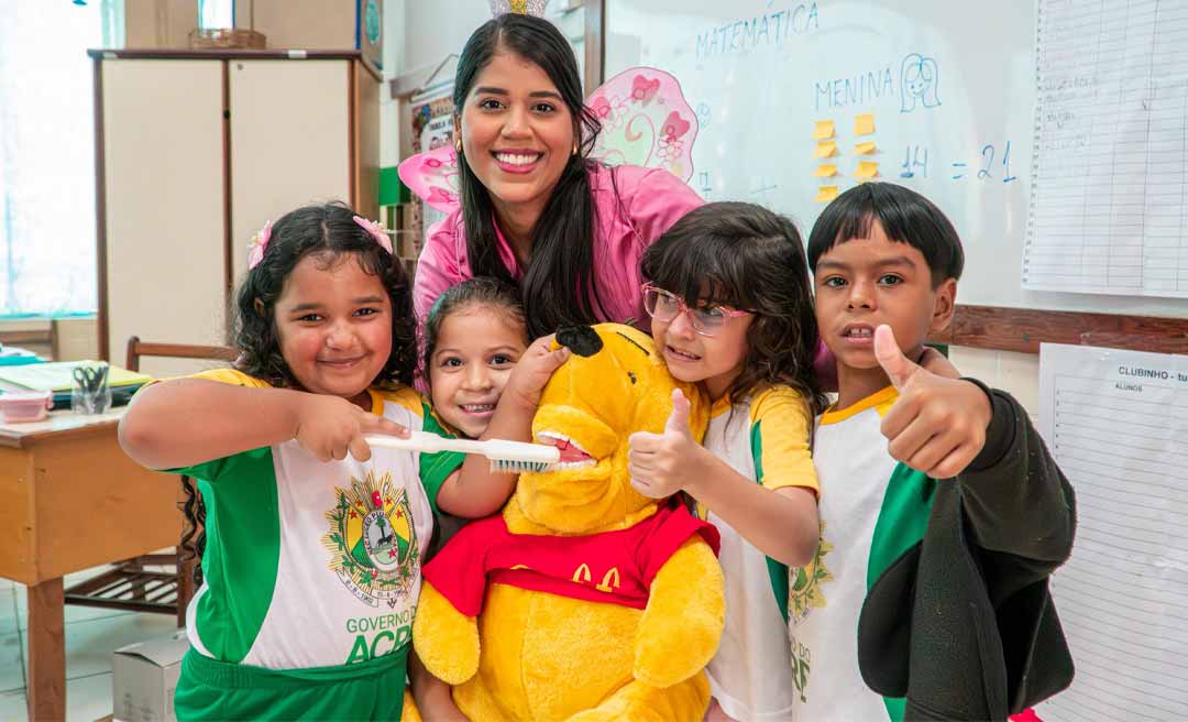 Prefeitura de Rio Branco promove “Dia B” e intensifica ações de saúde bucal nas escolas