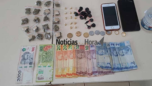 Jovem grávida é presa pela Força Tática por suspeita de tráfico de drogas em Rio Branco