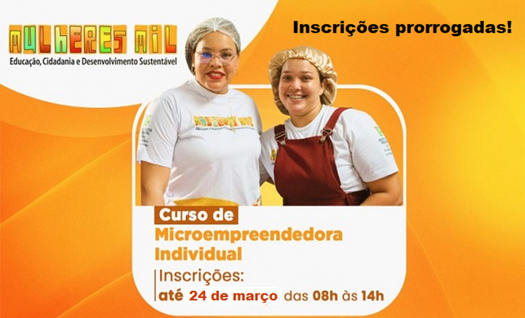 Ifac prorroga inscrições até terça-feira (24) para o curso de Microempreendedora Individual