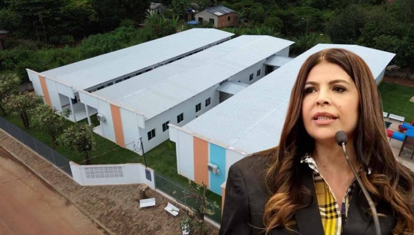 Com recursos de Antônia Lúcia, Vila Campinas ganha escola de R$ 3 milhões com infraestrutura de ponta