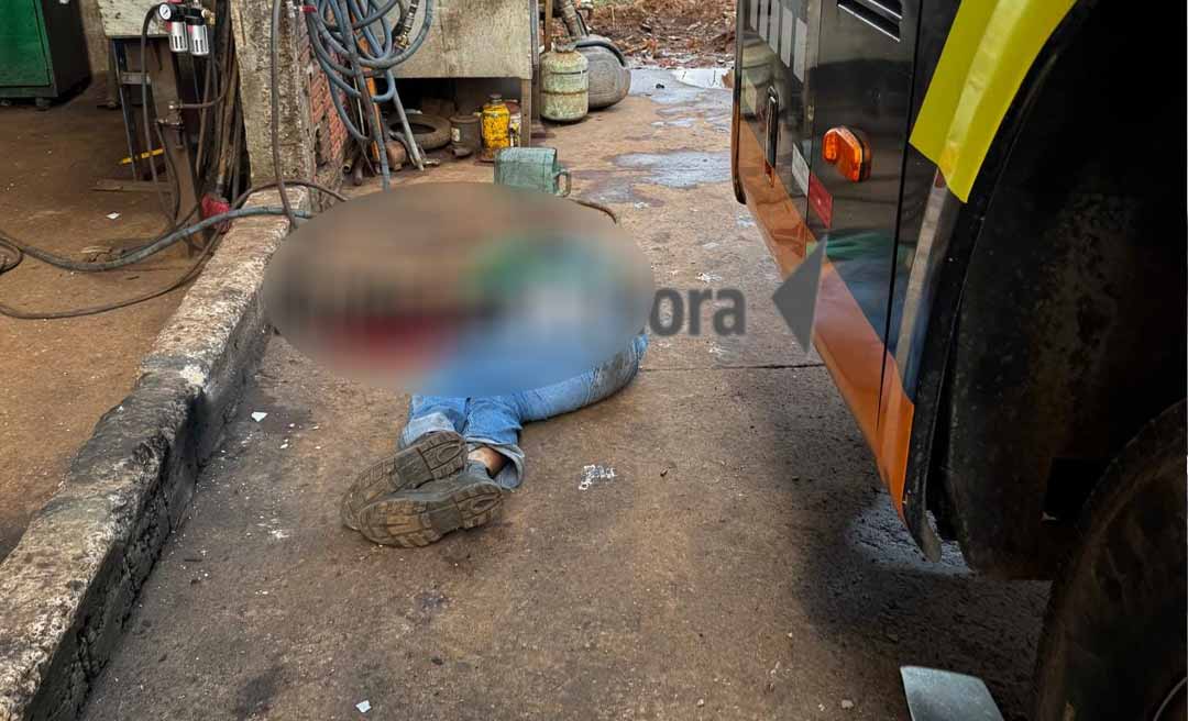 Explosão de pneu mata trabalhador dentro de garagem Trans Acreana em Rio Branco