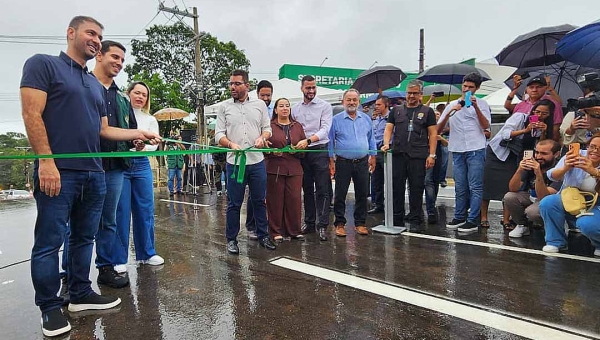 “É um dos maiores presentes que Deus me deu”, diz Gladson ao inaugurar primeira fase do complexo viário da Avenida Ceará no dia do aniversário