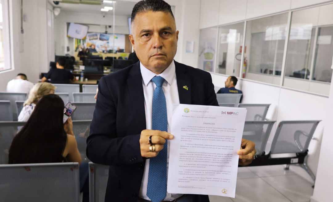 “Licitação do transporte público na Capital já foi preparada para a mesma empresa”, diz Eber Machado ao denunciar supostas irregularidades no MPAC