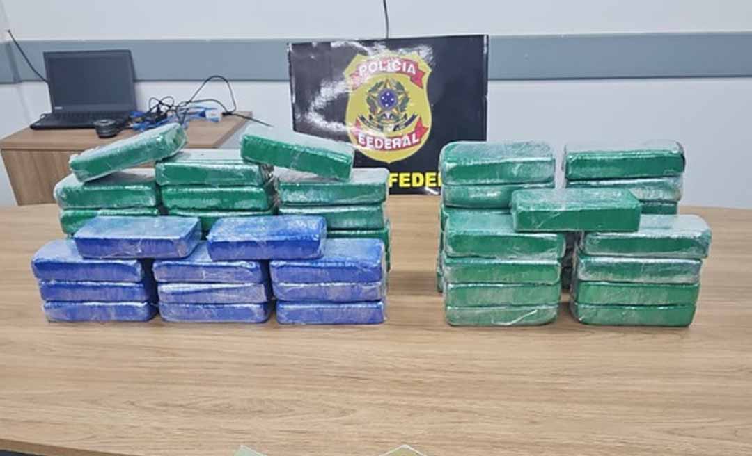 Polícia Federal prende narcotraficantes e apreende 51 quilos de cocaína na fronteira do Acre com a Bolívia