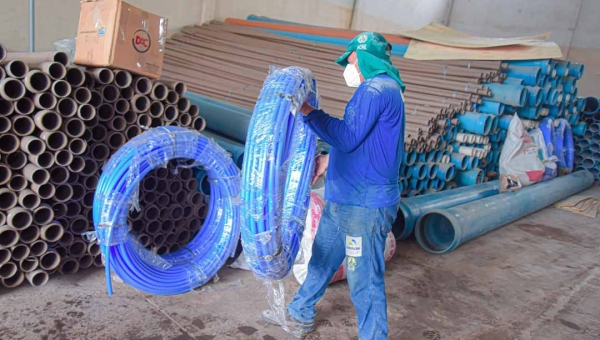 Saneacre fecha primeiro trimestre com investimentos acima de R$ 1 milhão em insumos para ampliação da rede de abastecimento de água