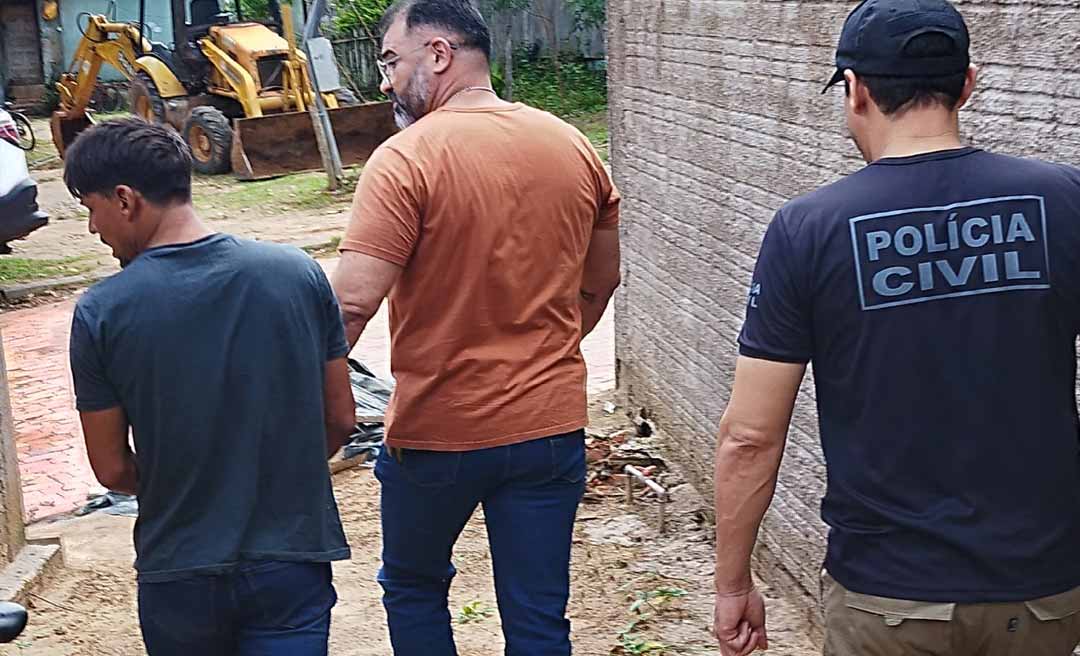 Após investigação da polícia, foragido é capturado pela Polícia Civil em Xapuri após ordem judicial