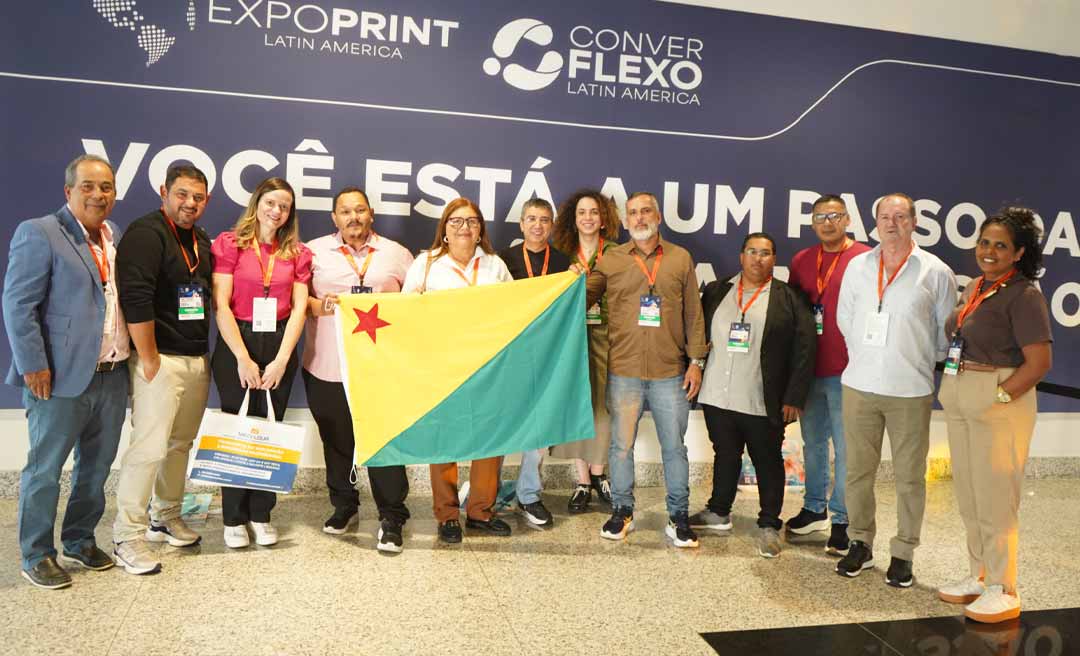Empreendedores do setor gráfico do Acre têm acesso à inovação no maior evento do ramo do país por meio do apoio do Sebrae
