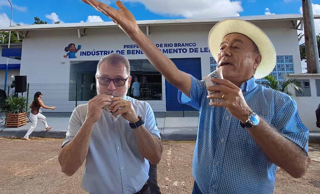 Vaca Mecânica - "É um sonho de mais de 30 anos realizado”, diz Bocalom ao inaugurar fábrica de leite de soja em Rio Branco