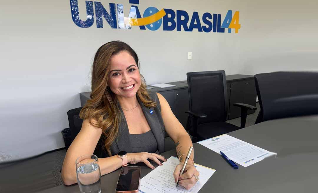 Michelle Melo se filia ao União Brasil e passa a integrar novo grupo político no Acre