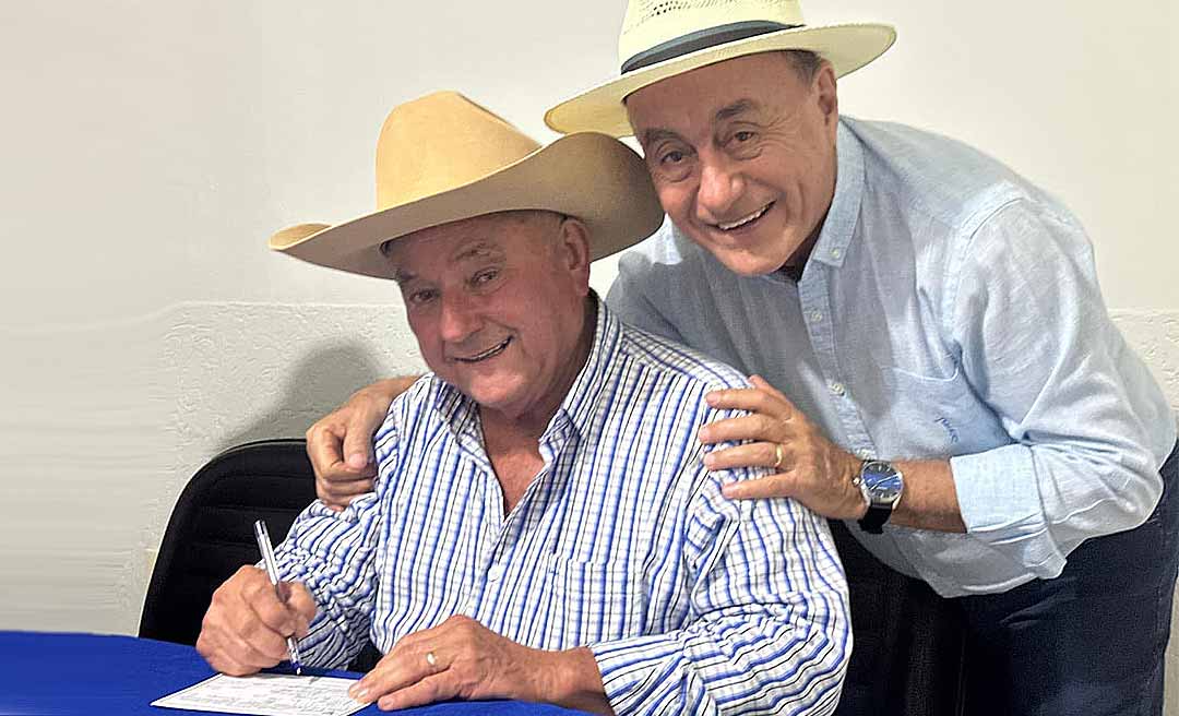 Maior produtor de soja do Acre, pecuarista Jorge Moura e filho se filiam ao PSDB