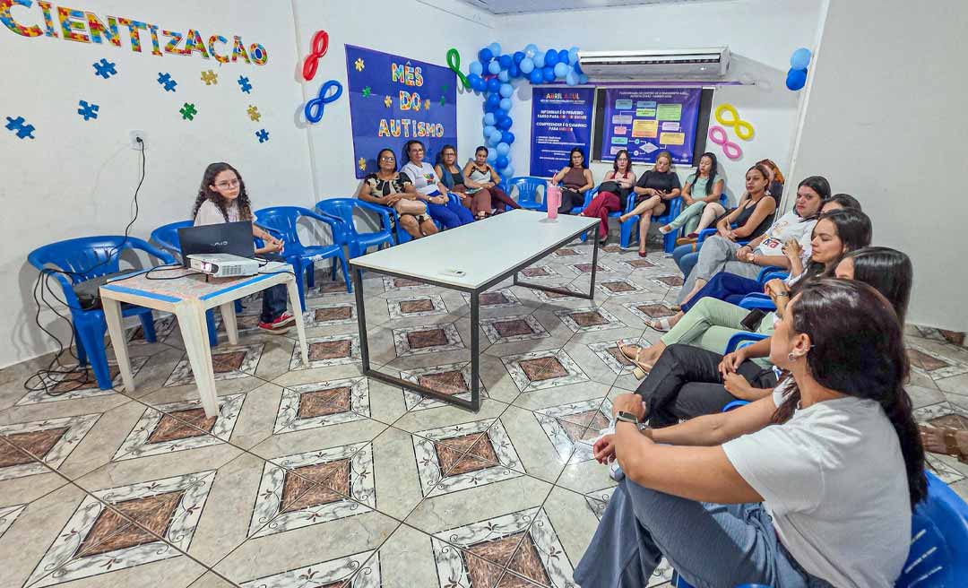 Prefeitura promove segundo dia de oficinas da Semana do Autismo com foco na orientação às famílias