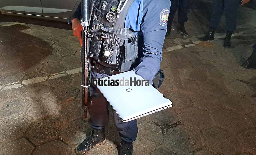 Menor de 17 anos é apreendido pela Polícia Militar após série de roubos pelas ruas de Rio Branco