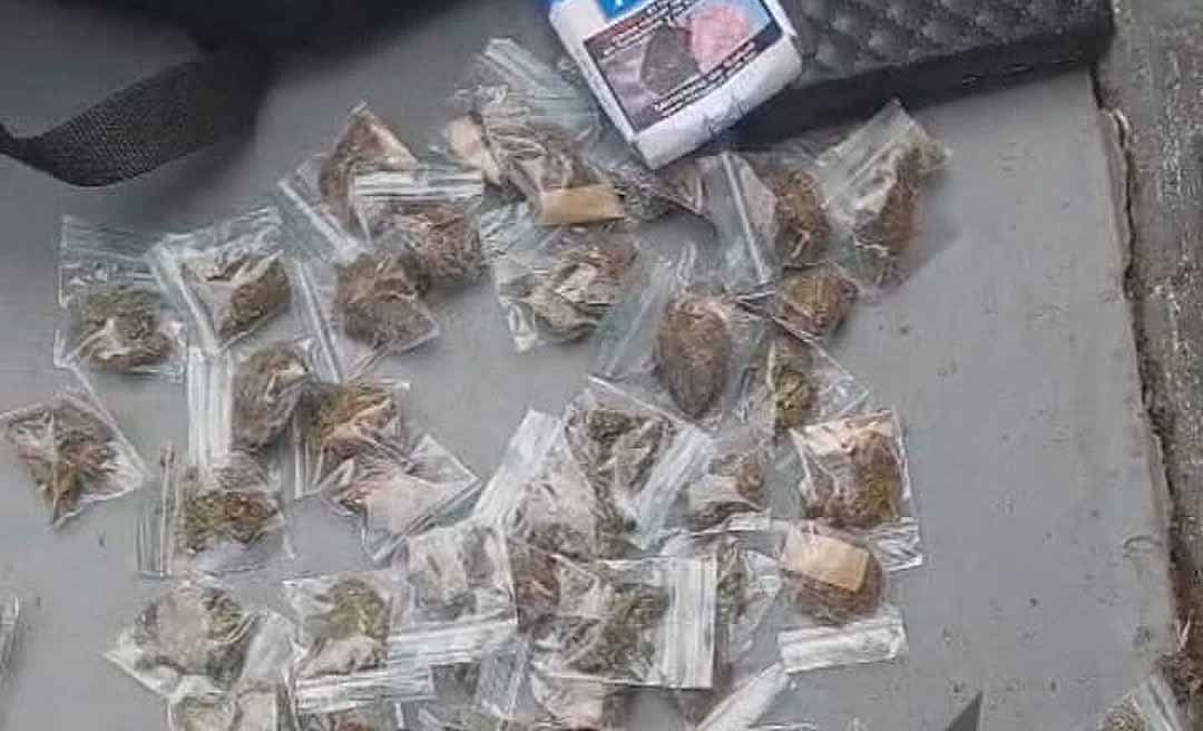 Adolescentes são apreendidos com drogas em frente a quartel no interior do Acre