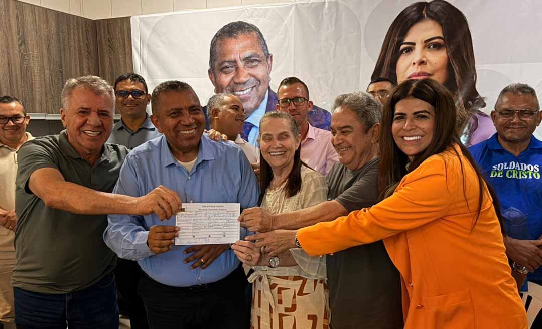 Pastor Pedro Abreu se filia ao MDB com as bênçãos de Antônia Lúcia e Vagner Sales