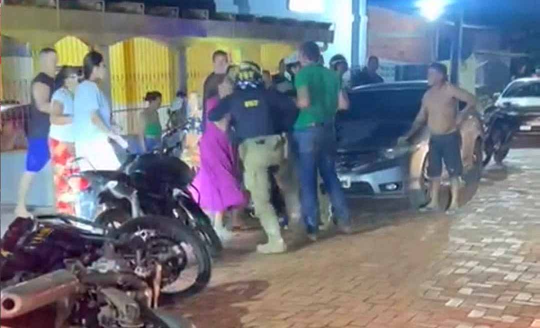 Jovem ignora ordem policial, foge e é capturado após cerco nas ruas de Rio Branco