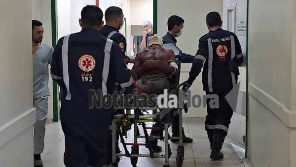 Homem é atacado a golpes de terçado e fica gravemente ferido na zona rural de Porto Acre