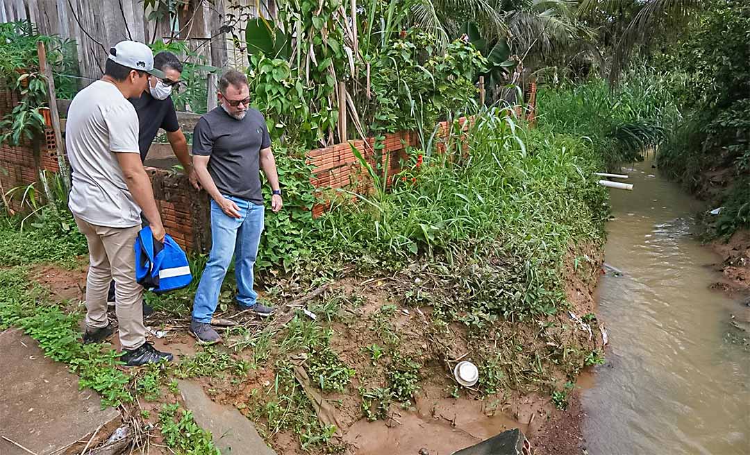 Alysson visita área afetada por enxurrada na Baixada da Sobral e determina ações emergenciais