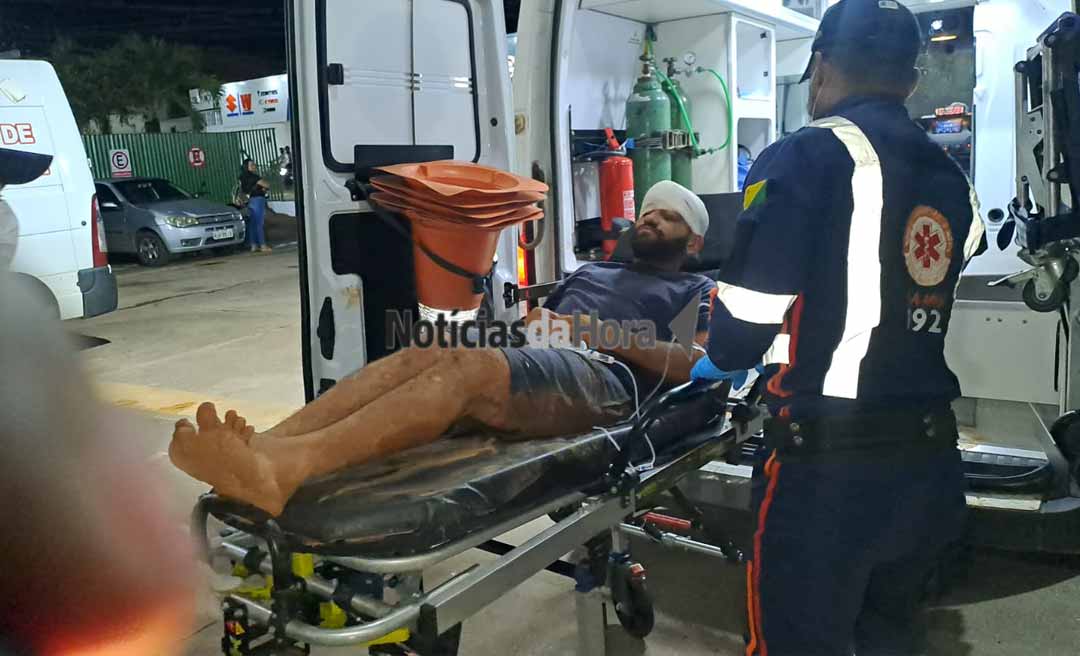 Homem é encontrado desacordado após espancamento brutal e é levado em estado grave ao Pronto Socorro