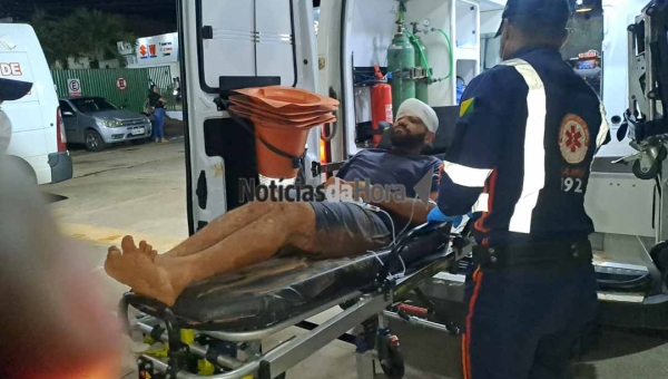 Homem é encontrado desacordado após espancamento brutal e é levado em estado grave ao Pronto Socorro