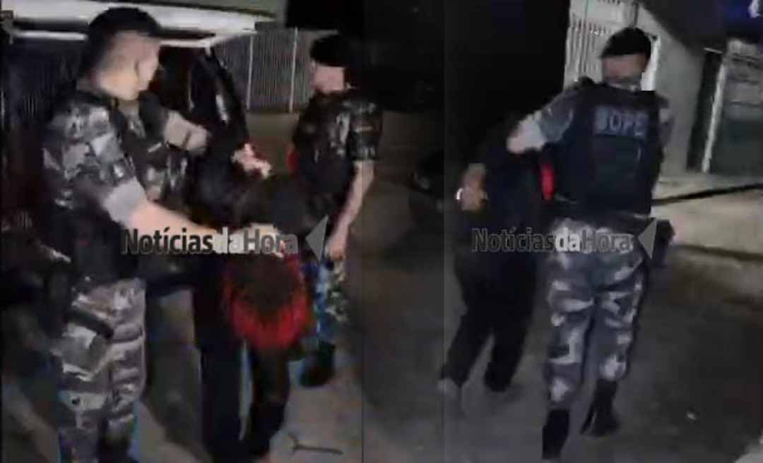 BOPE age rápido e prende quatro suspeitos de sequestrar motorista de aplicativo e realizar arrastões em Rio Branco