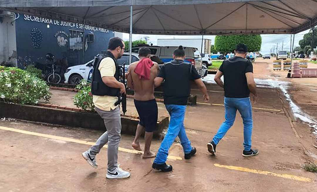 Suspeito de tentativa de homicídio reage com terçado, mas acaba preso pela Polícia Civil em Acrelândia