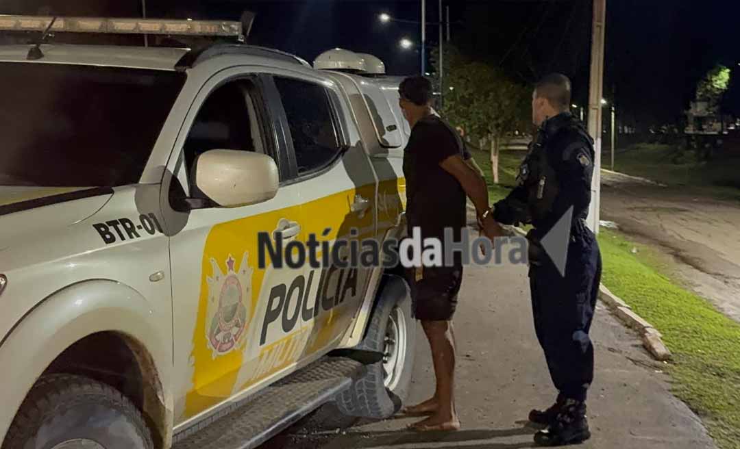 BPTrans prende jovem após perseguição e apreende simulacro de arma em Rio Branco