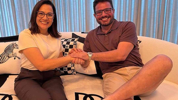 Gladson recebe Mailza em Manaus e diz: “O Acre está em boas mãos”